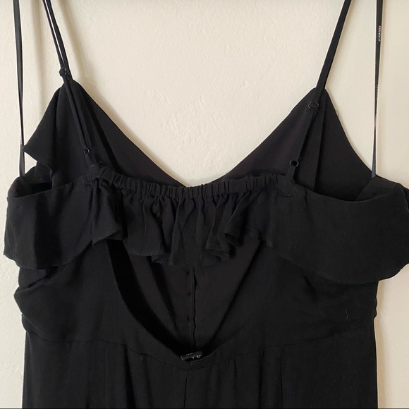 [ Sold ] Black Boho Button-up Maxi Dress by Forever 21, Large - Picture 5 of 8